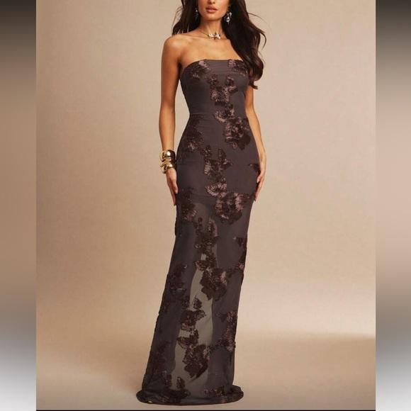Elegant Btown Strapless Evening Gown